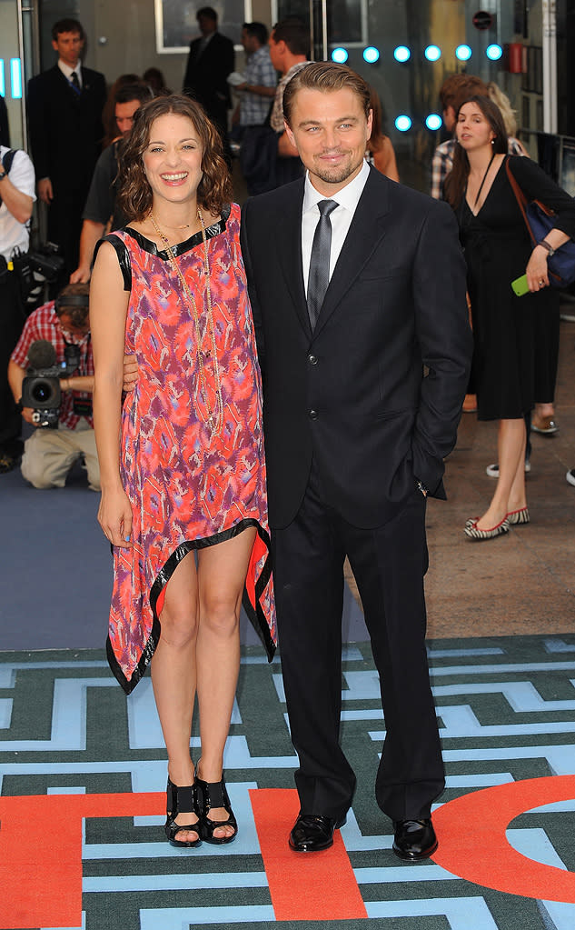 Inception UK premiere 2010 Marion Cotillard Leonardo DiCaprio