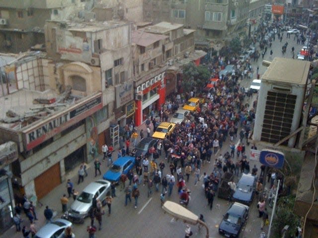 abdel khalek tharwat street january 28 2011 egyptian revolution