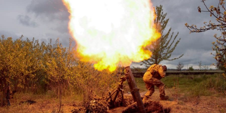 Ukrainian military serviceman