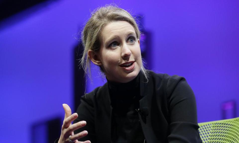 Elizabeth Holmes.