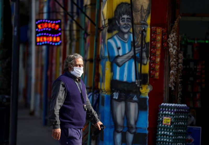FILE PHOTO: Argentina withdraws hosting the Copa America, in Buenos Aires