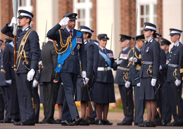 Prince of Wales attends the Sovereign’s Parade