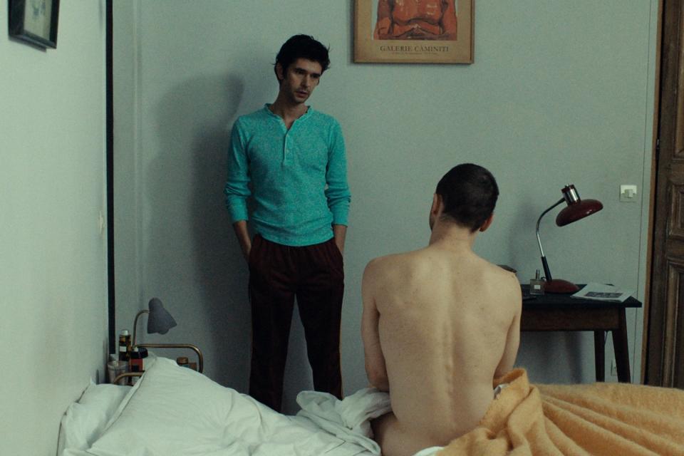 Ben Whishaw as Martin and Franz Rogowski as Tomas in 'Passages,' a film by Ira Sachs.