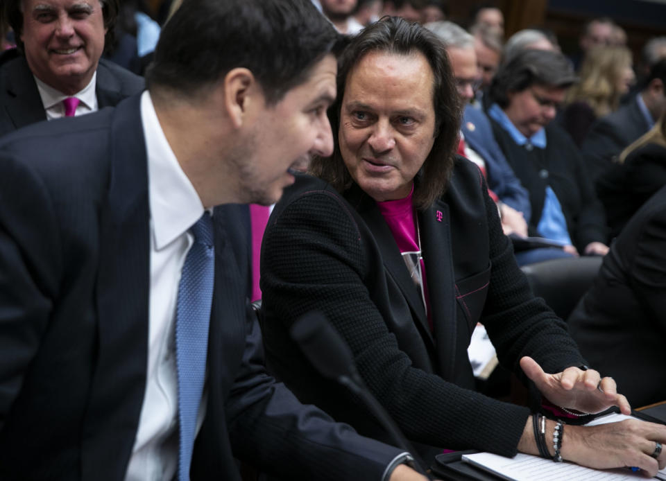 T-Mobile's planned purchase of Sprint is facing new and intense scrutiny fromthe Democrat-controlled House of Representatives