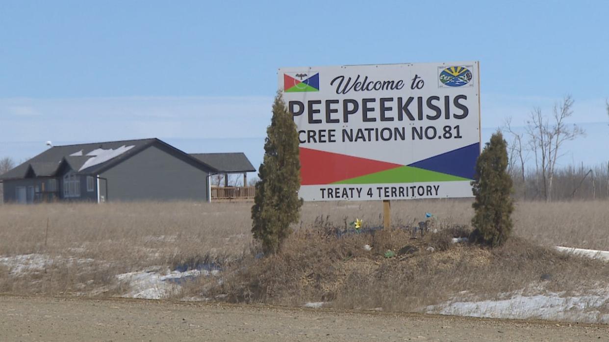 Peepeekisis Cree Nation is about an hour's drive east of Regina. It has had a boil water advisory in place since 2014. (Richard Agecoutay/CBC - image credit)