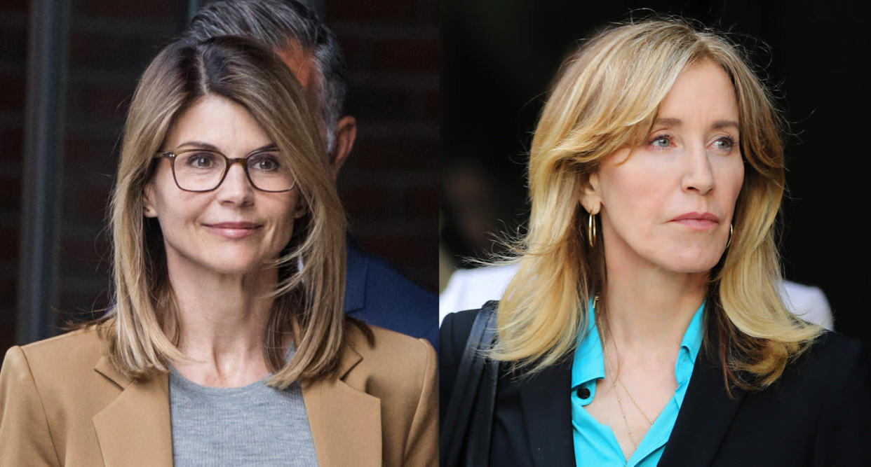 Lori Loughlin and Felicity Huffman have handled their federal indictments very differently — and it looks like their punishments will be very different too. (Photo: Getty Images)