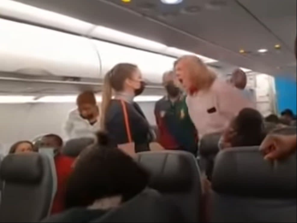JetBlue passenger shouted racial slurs at others on board (YouTube/The Den Jamaica)