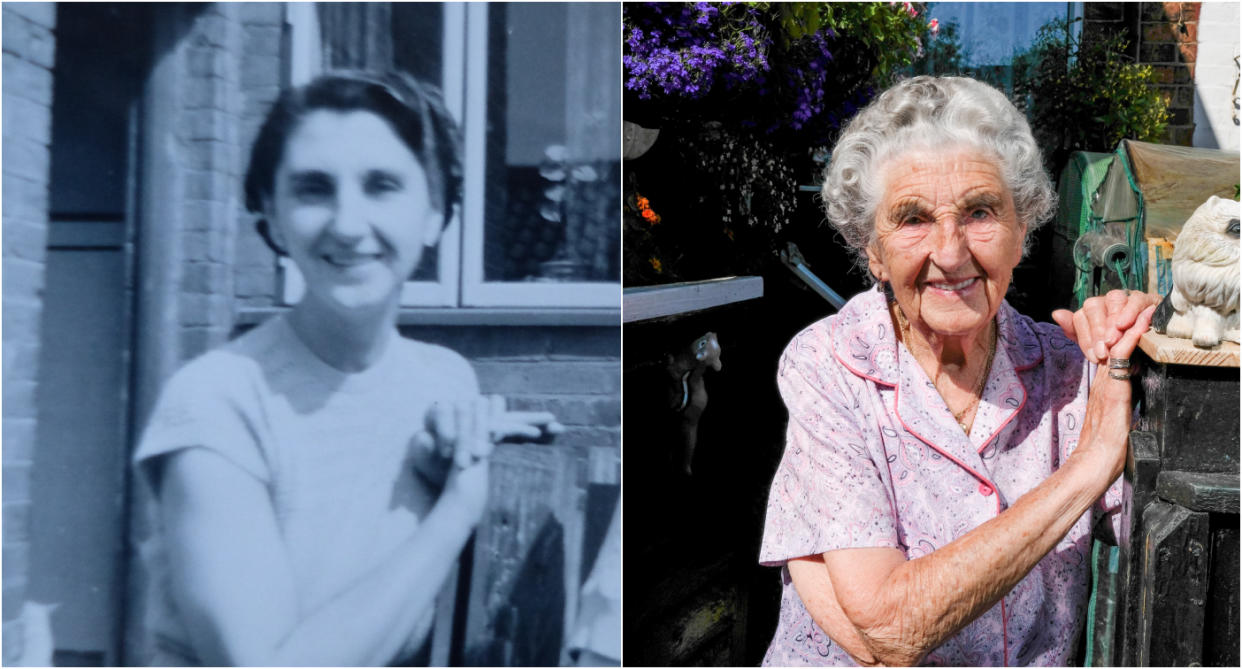 Elsie Allcock has revealed the secret to a long life after turning 105. (SWNS)