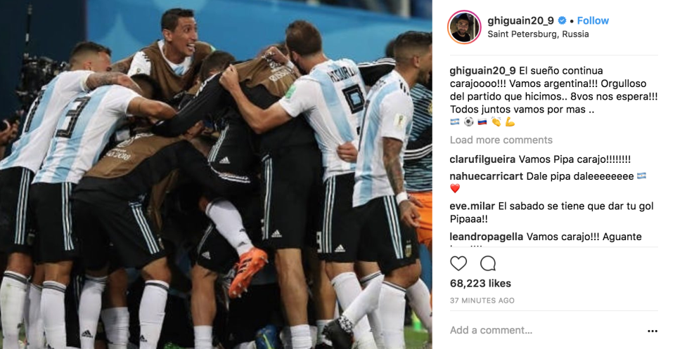 Así reaccionaron los jugadores argentinos y otras personalidades después del triunfo de la Albiceleste