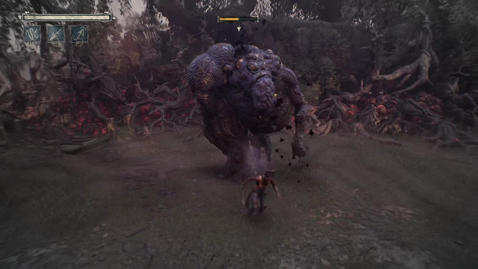 South of Midnight gameplay screenshot of a boss battle