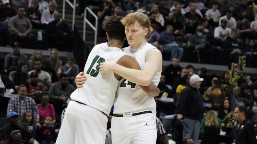 Zeeland West played North Farmington at the Breslin Center on March 15, 2024.