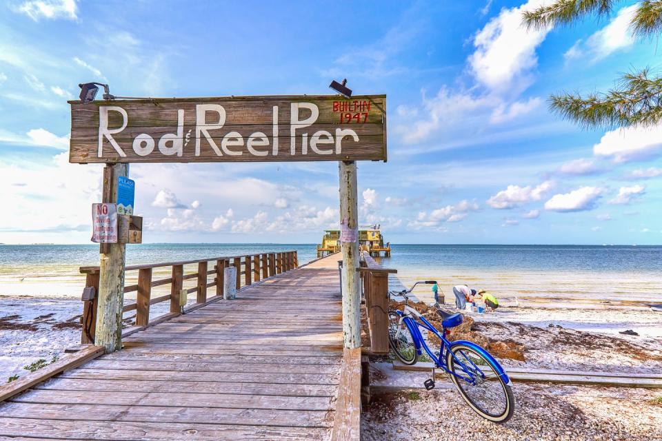 rod reel pier, anna maria island, florida