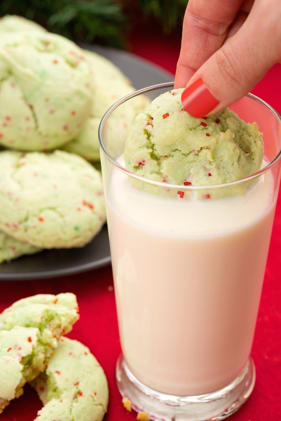 Cake Batter Christmas Cookies