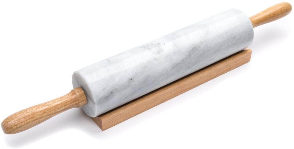 Show that dough who's boss with a classic marble rolling pin (Photo: Amazon)