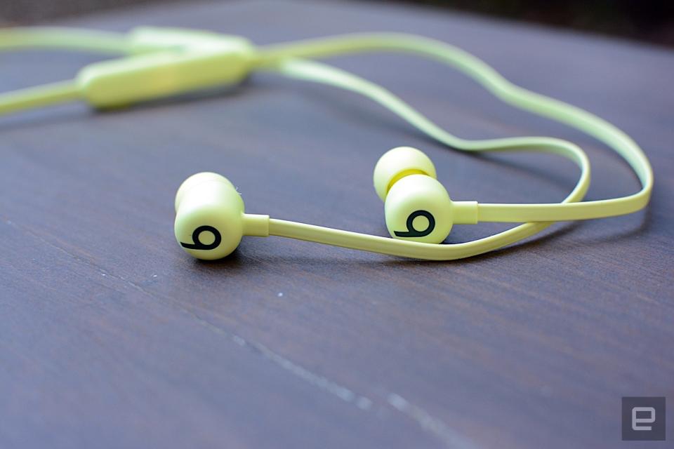 Beats’ most affordable wireless earbuds give you basic on-board controls with AirPod-level quick pairing. The Flex has longer battery life than the BeatsX as well, but the overall sound quality is not great. These will certainly get the job done, but if audio is your primary concern, you’ll likely want to look elsewhere.