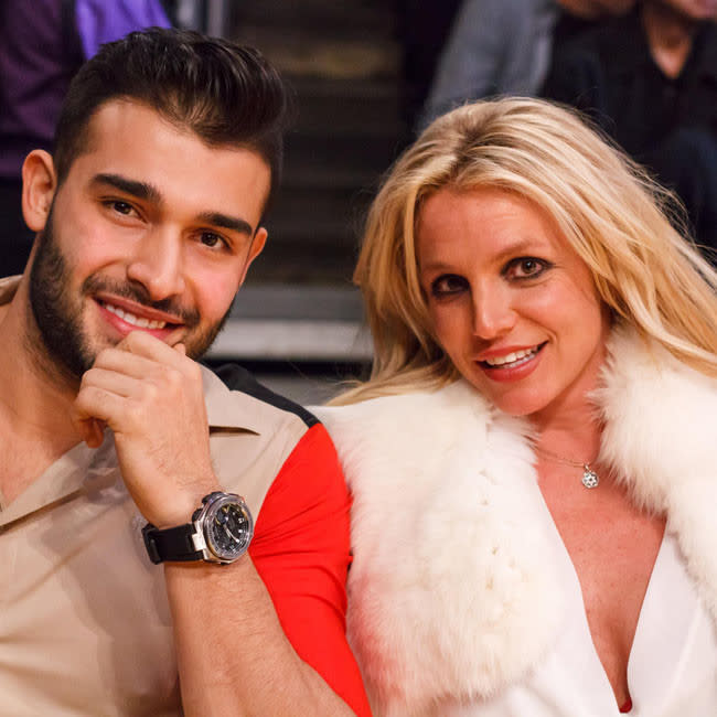 Sam Asghari and Britney Spears credit:Bang Showbiz