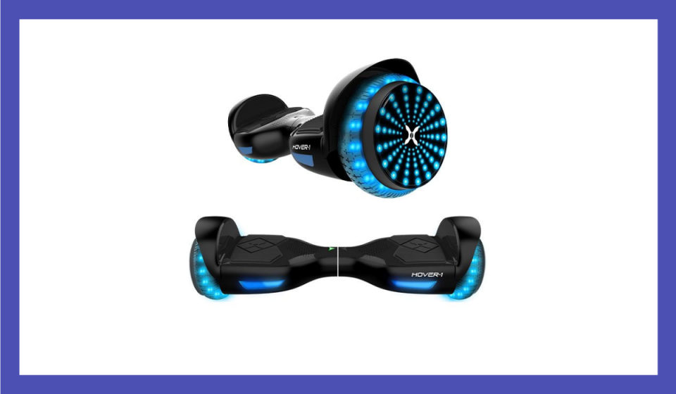 This hoverboard has headlights and a Bluetooth speaker! (Photo: Walmart)