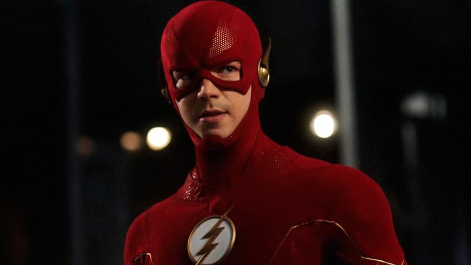 closeup of The Flash