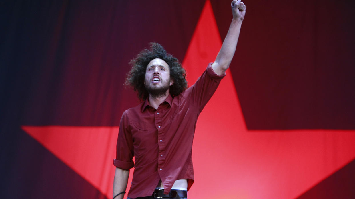  Zack De La Rocha at Download, 2010. 