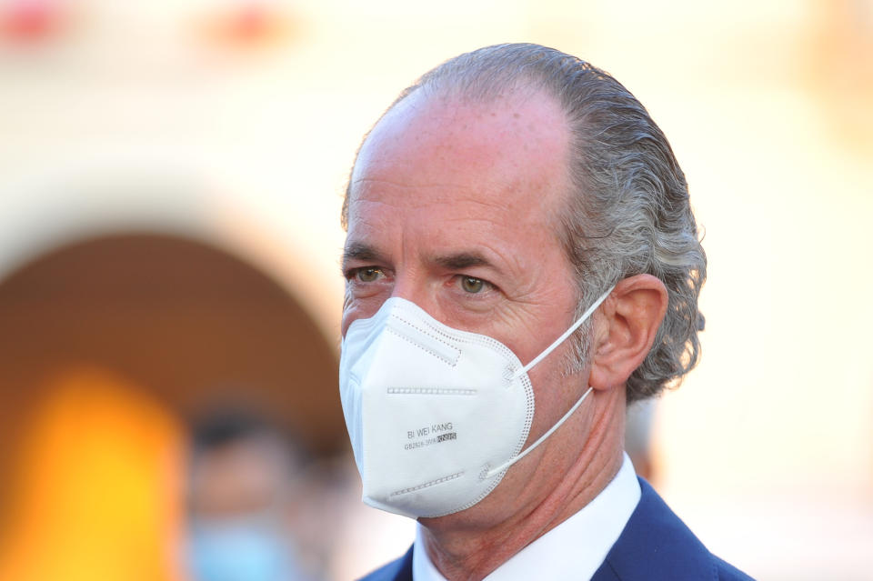 Luca Zaia, presidente della regione Veneto (Photo by Roberto Silvino/NurPhoto via Getty Images)