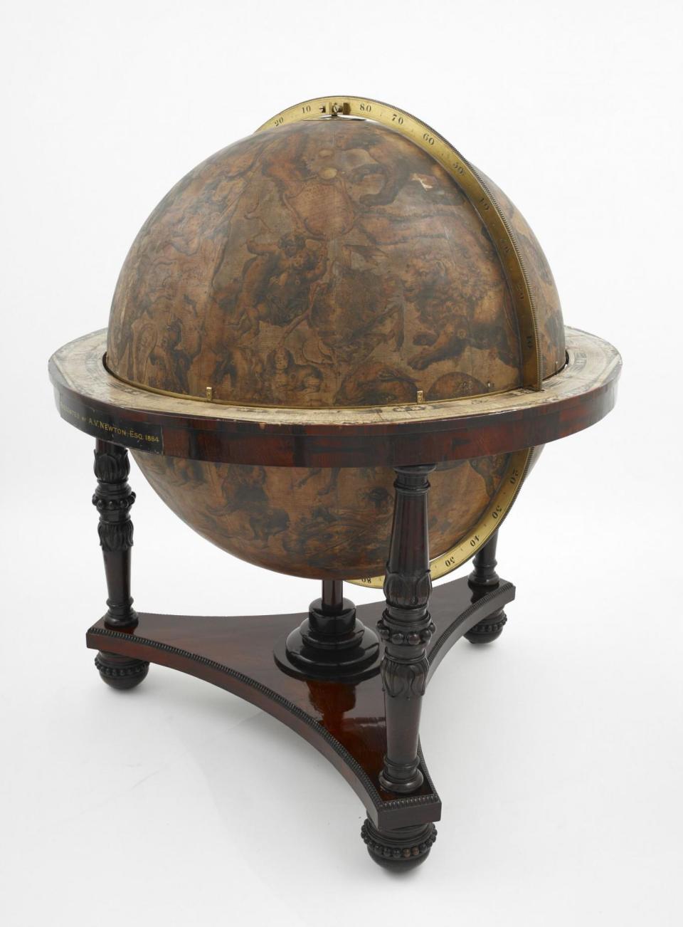 A 17th century celestial globe (British Library)