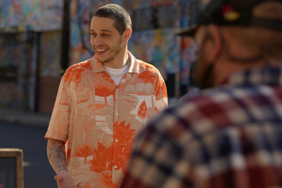 Pete Davidson films H&M’s Spring 2022 menswear campaign. - Credit: Courtesy of H&M