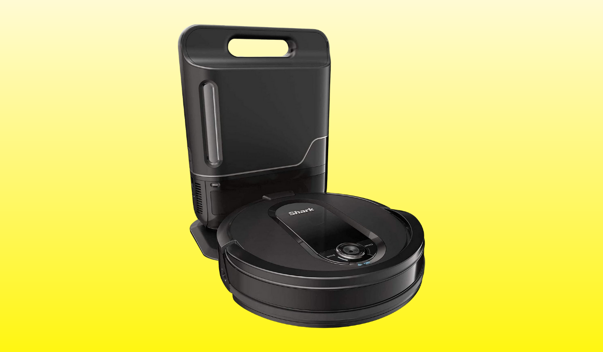 a shark robot vacuum and its charging dock