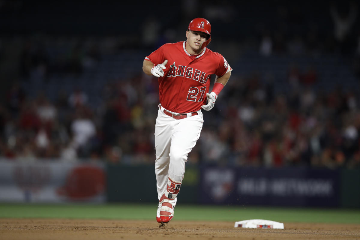 461 feet!! Mike Trout absolutely ANNIHILATES this baseball! 