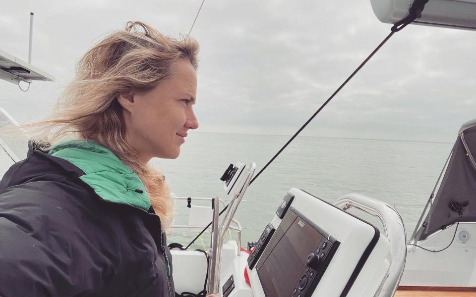 Sadie Whitelocks at the helm - Sadie Whitelocks 