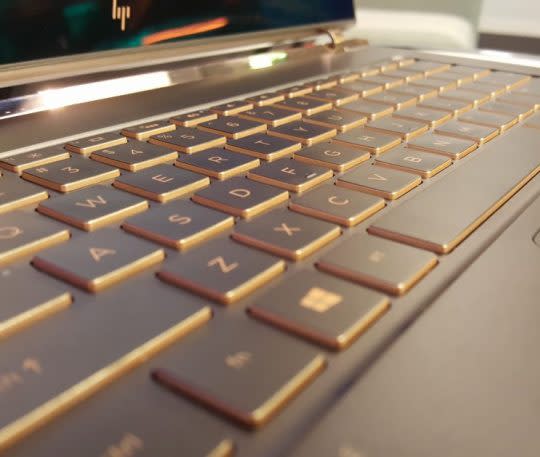 HP Spectre 13 keyboard