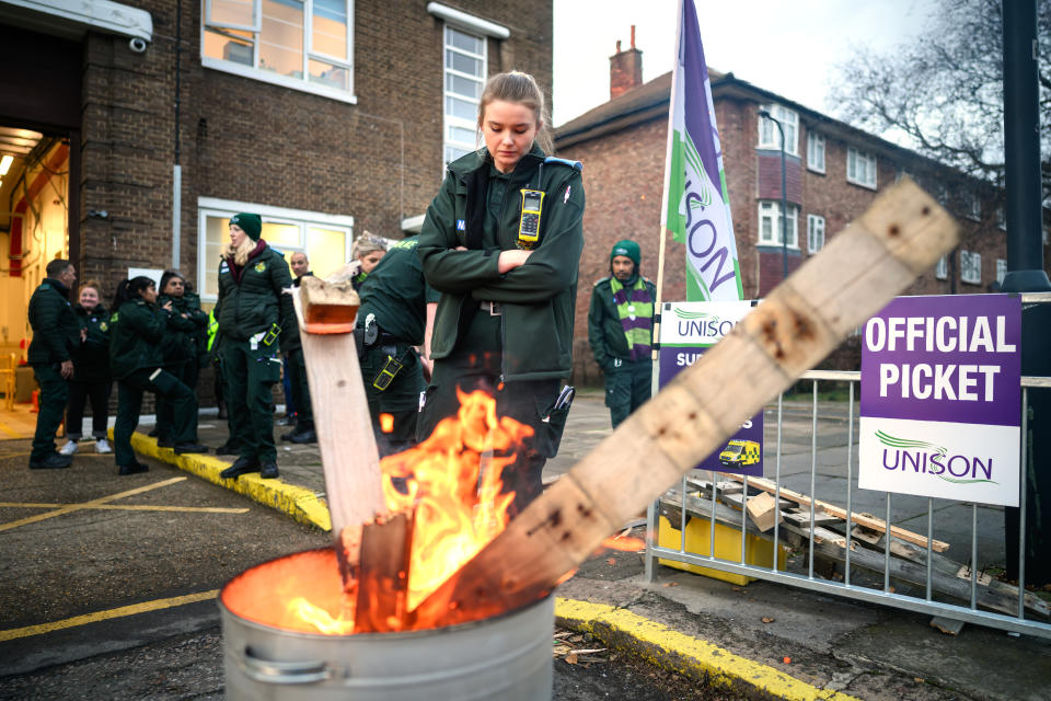 The NHS has also been beset by strikes in recent weeks. (PA)