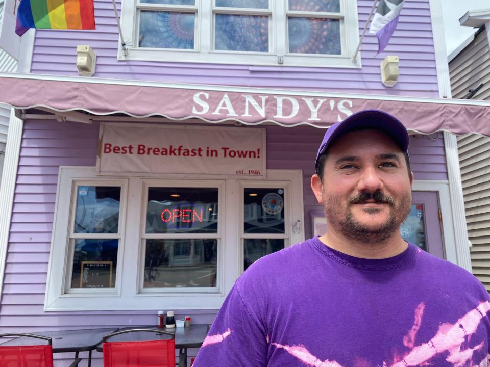 Jared Rosenfield is expecting a busy season in 2022 at his breakfast place, the Purple Palace, also known as Sandy's Purple Palace.