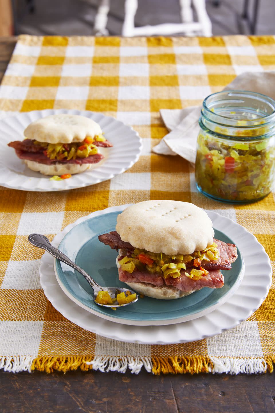 beaten biscuits with country ham