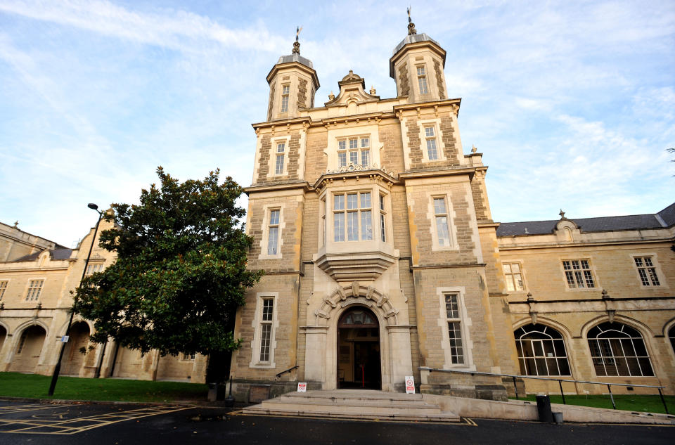 A general view of the main entrance to Snaresbrook Crown Court in Holybush Hill, Snaresbrook, east London.   (Photo by John Stillwell/PA Images via Getty Images)