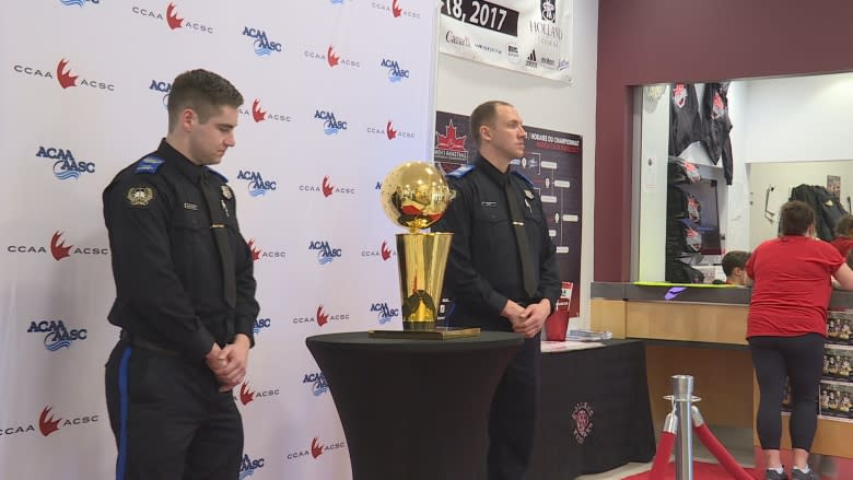 Holland College gets a big league visit from Larry O'Brien NBA trophy