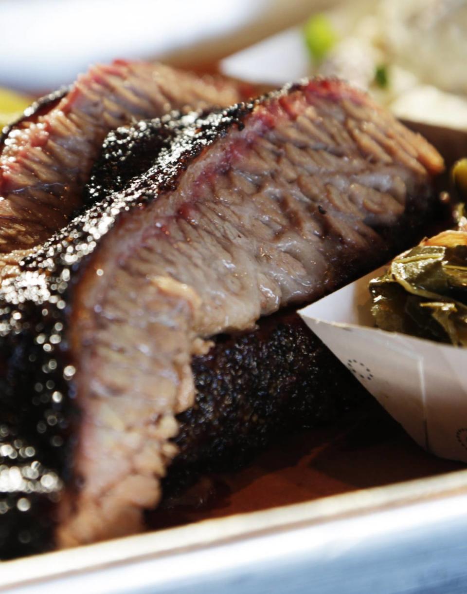 The new Blue Door Smokehouse will have two cookers for twice as much brisket, pulled pork and other barbecue favorites.