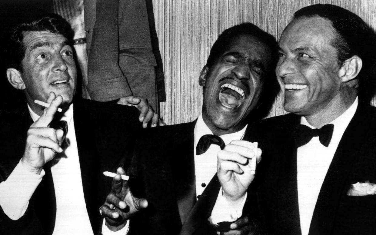 Rat Pack members Dean Martin, Sammy Davis Jnr and Frank Sinatra in the mid-1960s