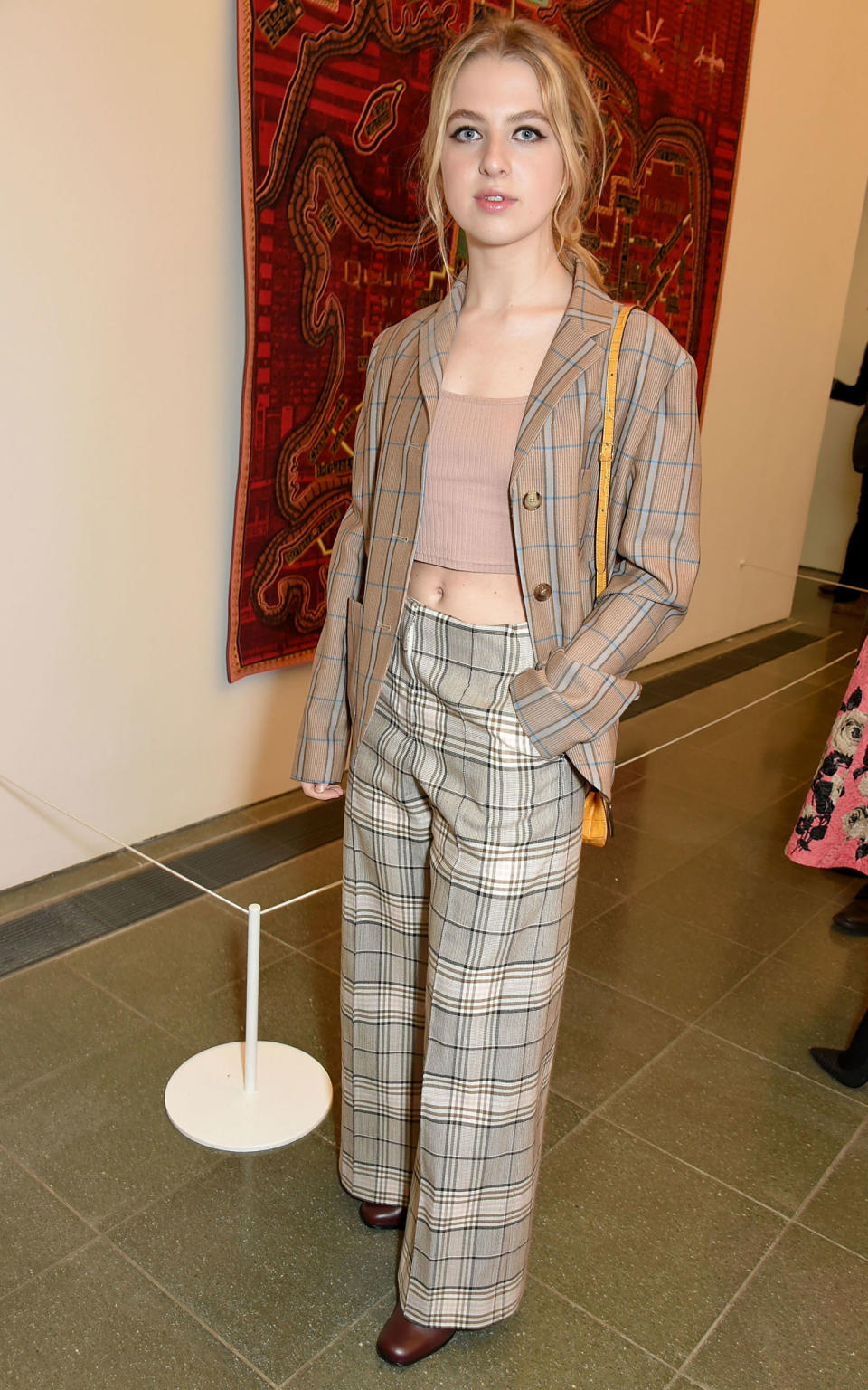 <p><strong>8 June </strong>Anais Gallagher dressed in co-ordinating heritage Mulberry checks for the opening of Grayson Perry's exhibition at The Serpentine Gallery in London<span>.</span></p>