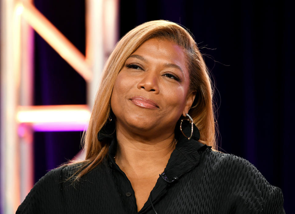 Queen Latifah is seen onstage during Lifetime's TCA Panels on January 18, 2020.<span class="copyright">Michael Kovac—Getty Images for Lifetime</span>