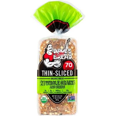 3) Dave's Killer Bread: 21 Whole Grains and Seeds