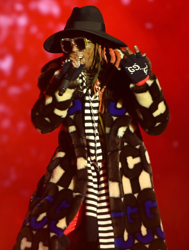 Lil Wayne Performs at College Football Playoff Halftime Show and Fans Couldn't Tell It Was Him