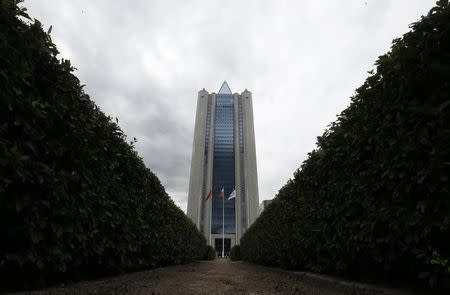 A general view shows the headquarters of Gazprom on the day of the annual general meeting of the company's shareholders in Moscow, June 27, 2014. REUTERS/Sergei Karpukhin