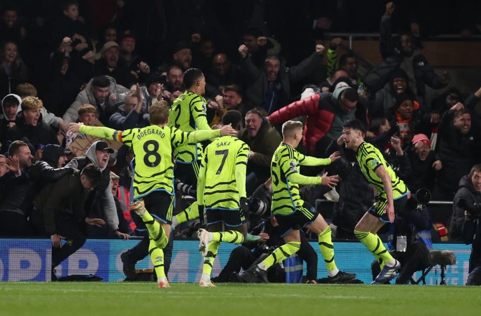 Declan Rice was Arsenal's late hero at Kenilworth Road (Action Images via Reuters)