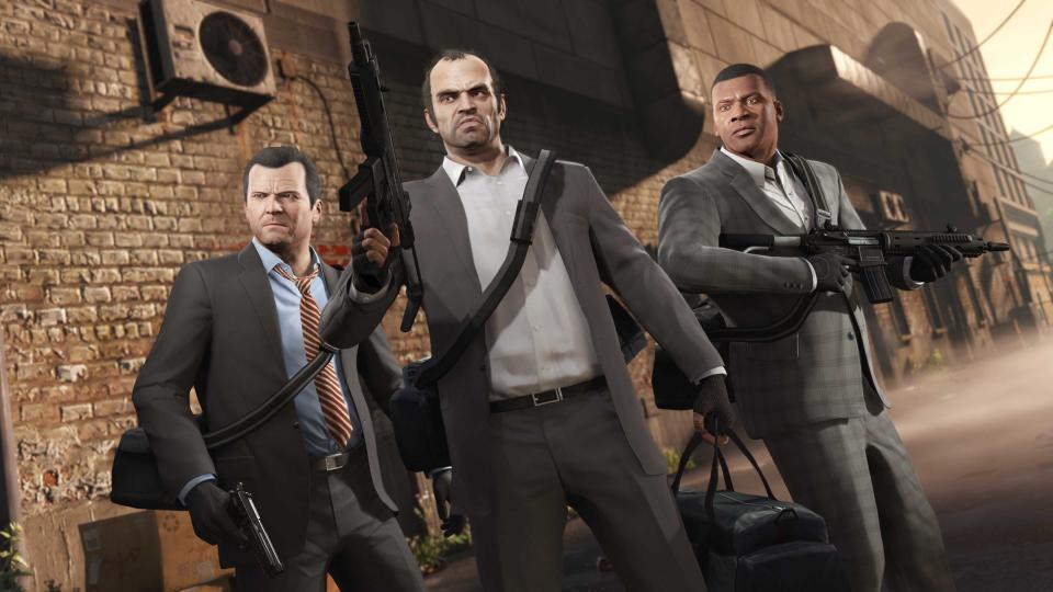 《GTA》系列以犯罪題材聞名，主要玩法也是以刺激的動作場面為主（圖片來源：Rockstar Games）