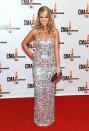 In 2009, Carrie Underwood sparkled on the red carpet in this Theia gown. Frederick Breedon/<a href="http://www.gettyimages.com/" rel="nofollow noopener" target="_blank" data-ylk="slk:GettyImages.com;elm:context_link;itc:0;sec:content-canvas" class="link ">GettyImages.com</a> - November 11, 2009