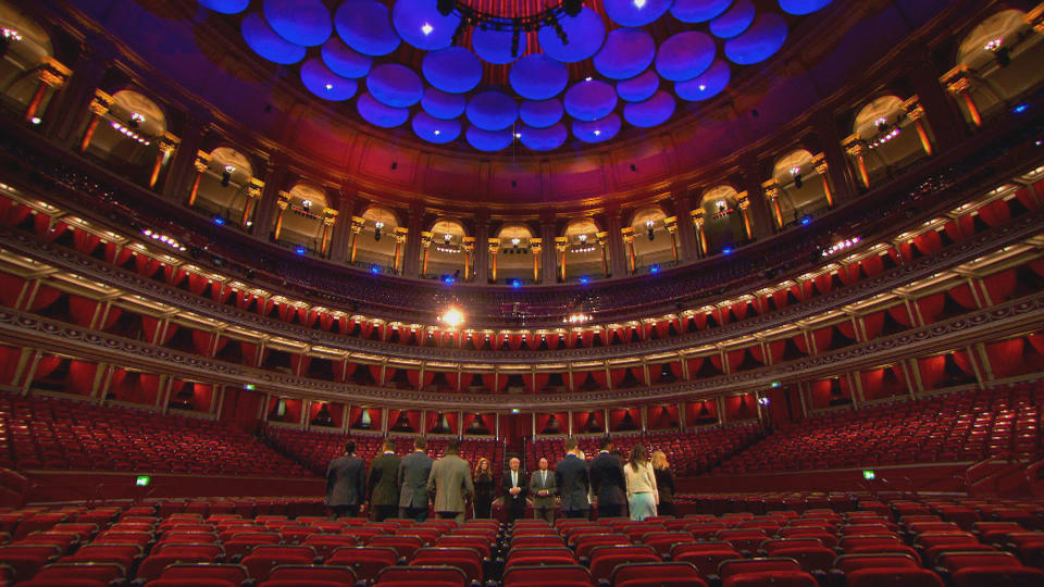 We’re in the Albert Hall! Anyone want to guess what the task is?
