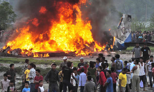 APTOPIX Nepal Plane Crash