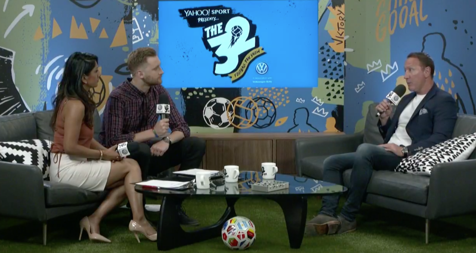  Ray Parlour was special guest on Yahoo's 'The 32' on Monday. (Yahoo)