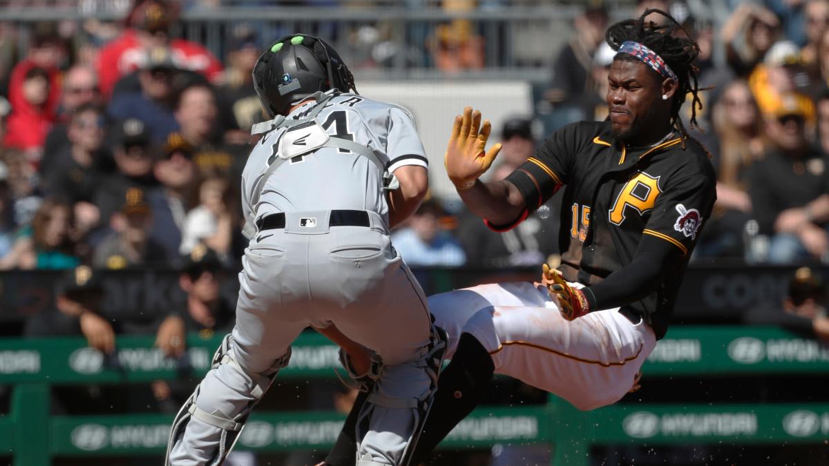 Pirates SS Oneil Cruz injured in home-plate collision - Newsday