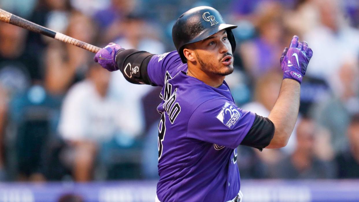 Nolan Arenado of the Colorado Rockies